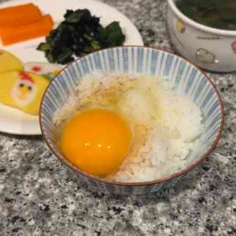 2024年12月25日に食べたTKG写真のサムネール